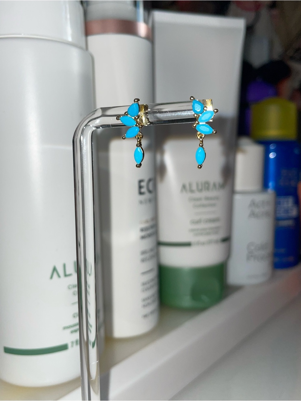 Turquoise Earring Set New - Picture 7 of 8